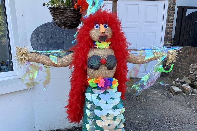 Polegate Scarecrow Festival 2021. Mermaid SUS-210714-155448001