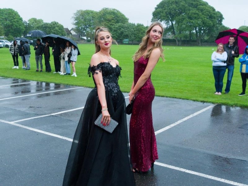 Shoreham College students dressed to impressed and did not let the weather dampen spirits at their leavers' ball