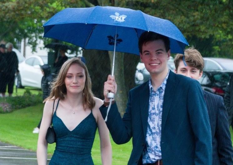 Shoreham College students dressed to impressed and did not let the weather dampen spirits at their leavers' ball