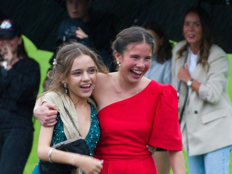 Shoreham College students dressed to impressed and did not let the weather dampen spirits at their leavers' ball