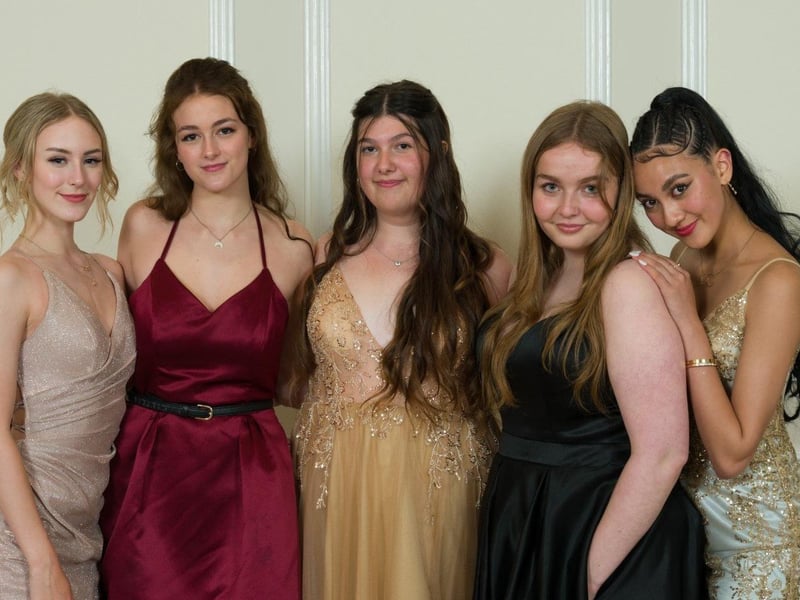 Shoreham College students dressed to impressed and did not let the weather dampen spirits at their leavers' ball