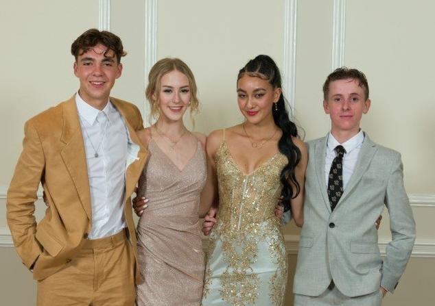 Shoreham College students dressed to impressed and did not let the weather dampen spirits at their leavers' ball