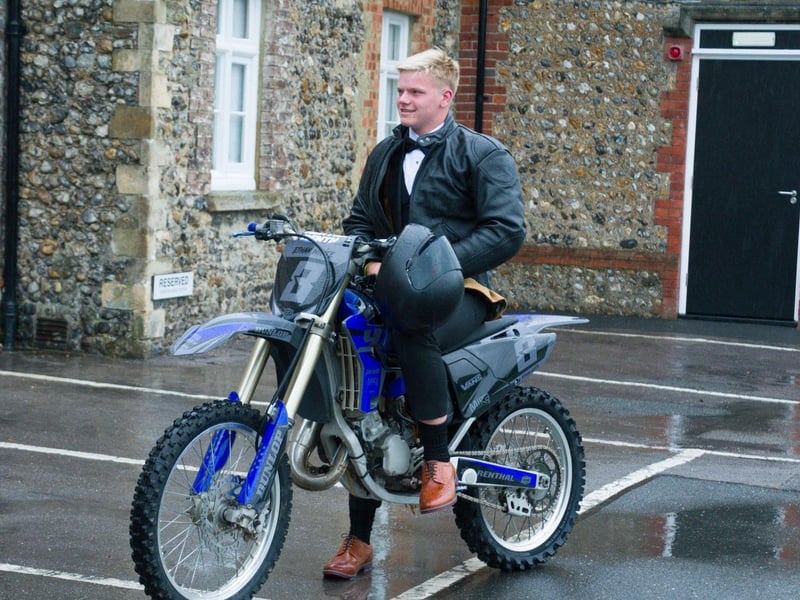 Shoreham College students dressed to impressed and did not let the weather dampen spirits at their leavers' ball