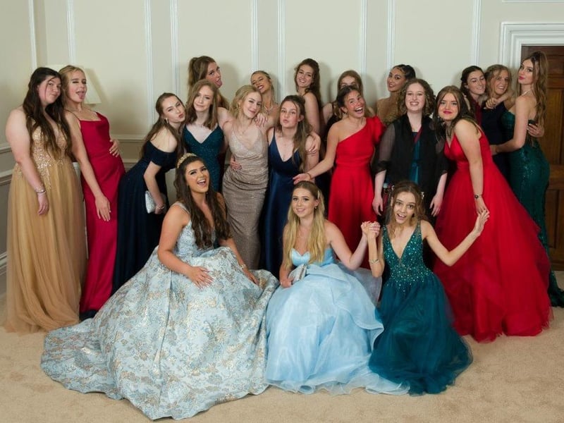 Shoreham College students dressed to impressed and did not let the weather dampen spirits at their leavers' ball