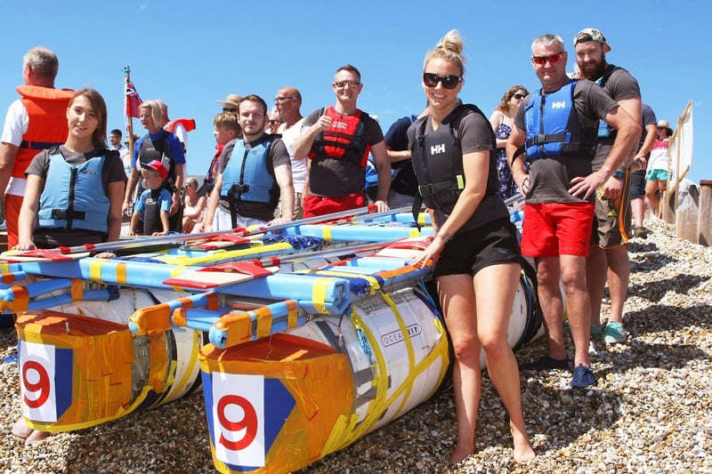 Selsey RNLI Raft Race 2018. Oceanair.