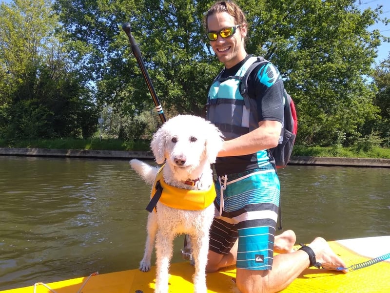Ryan with Bella.