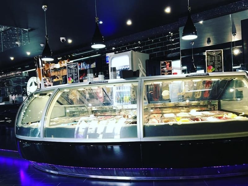 Some of the gelato on offer at Creams, North Street.