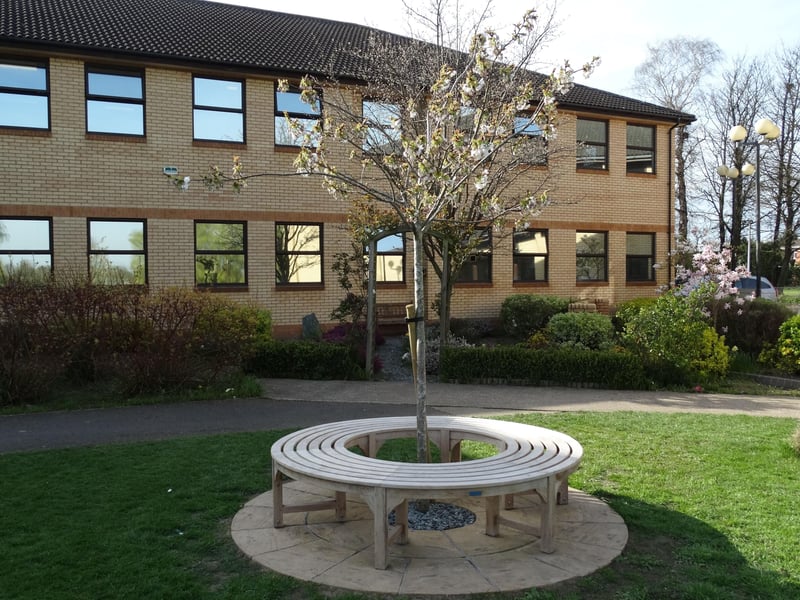 A memorial to Charlotte at her former school in Spalding.