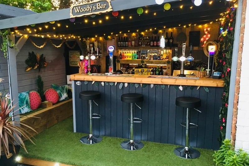 Woody's Bar by Mark Wood from Kettering ranked in the top 10 in the annual Britain's Best Home Bar competition run by Liberty Games.