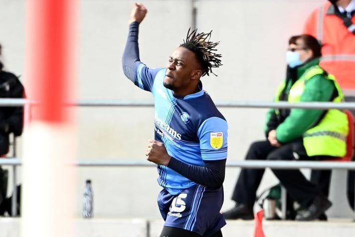 After scoring three goals in his 17 appearances for Wycombe, Muskwe's effort in the 2-2 draw at Swansea was voted the club's goal of the season.