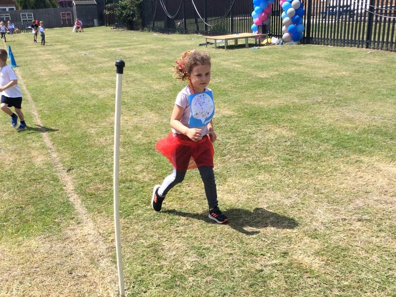 Children in Key Stage One ran 1.5km