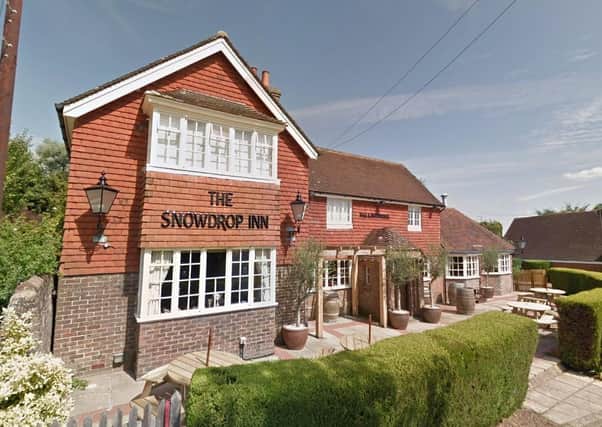 The Snowdrop Inn in Haywards Heath is just one of the many wonderful restaurants offering outside dining this weekend. . Picture: Google Street View.