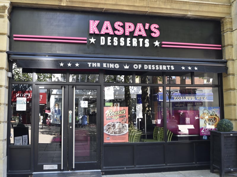 Plenty of choice at Kaspa's in Bridge Street.