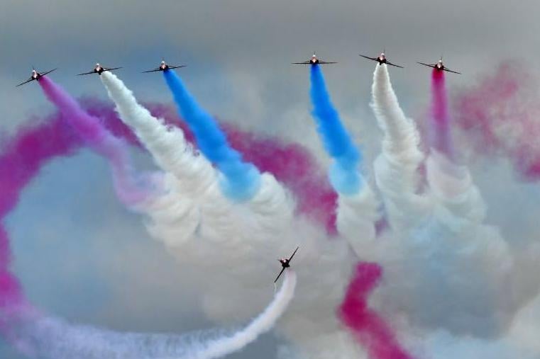 The Red Arrows performances are world renowned.
