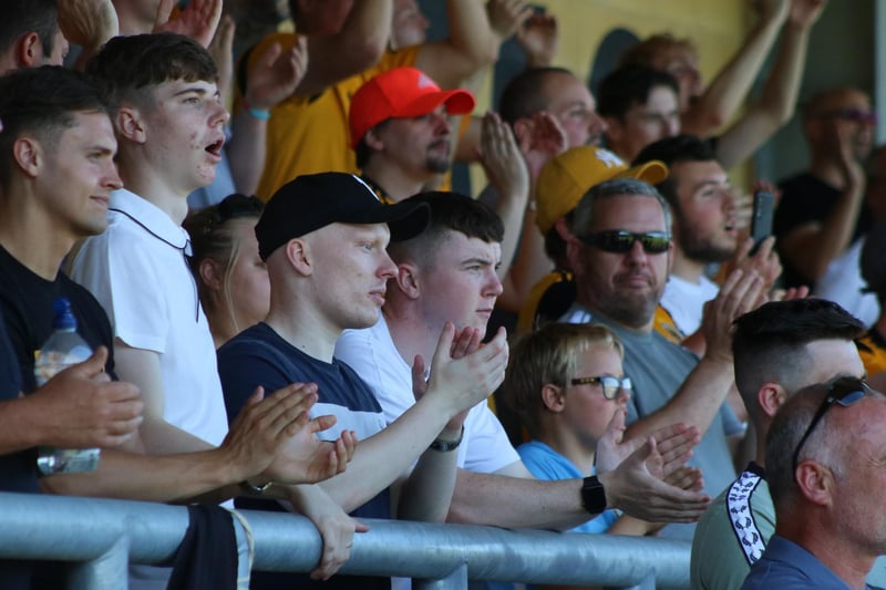 Fans get their first taste of the action. Photo: Oliver Atkin