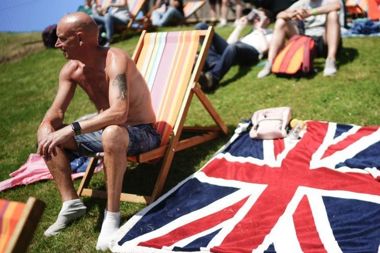 Deck chairs, beach towels and you could be beside the seaside instead of trackside for the British GP