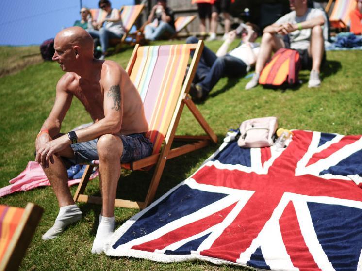 Deck chairs, beach towels and you could be beside the seaside instead of trackside for the British GP