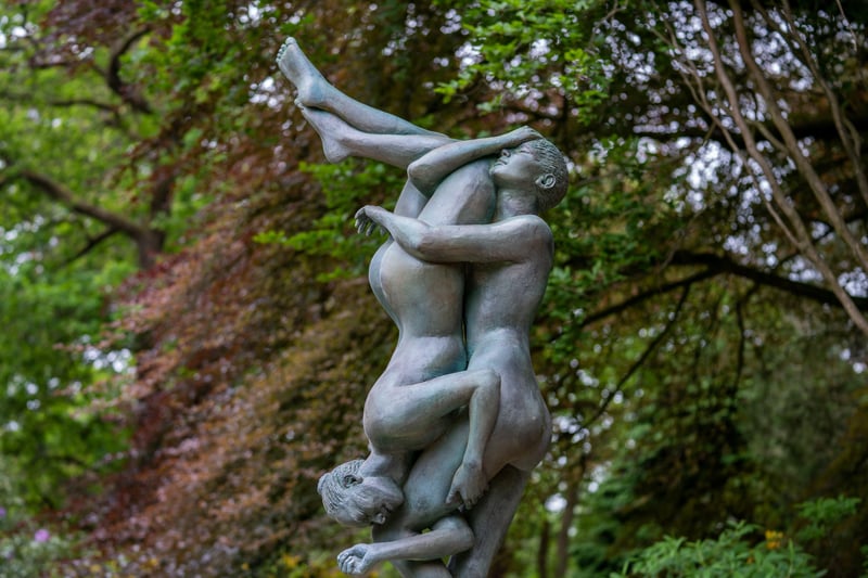 South African artist Anton Smit's sculptures at the new sculpture park at Leonardslee Lakes and Gardens in Lower Beeding. Picture: Justin Lewis