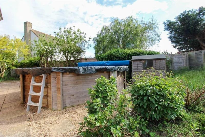 A three-bed detached house on the market for £600,000.