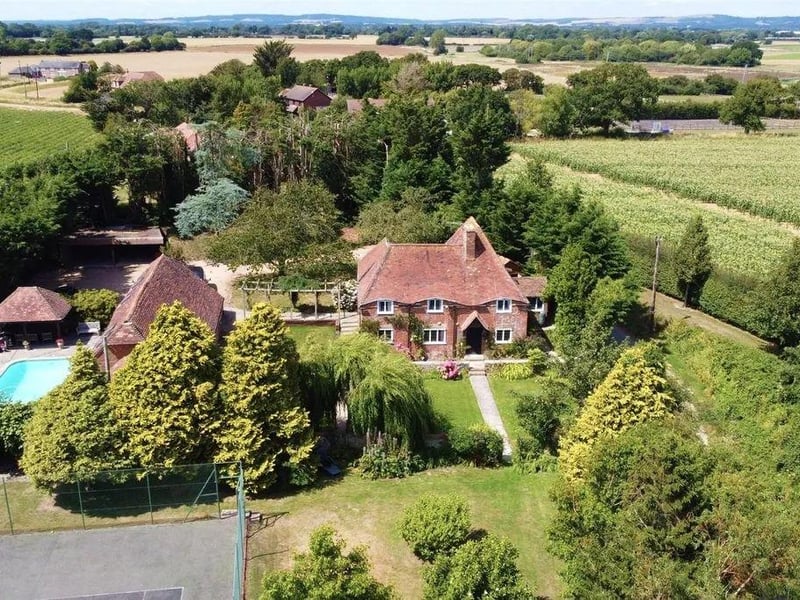 A charming detached former farmhouse on the market for £1,745,000.