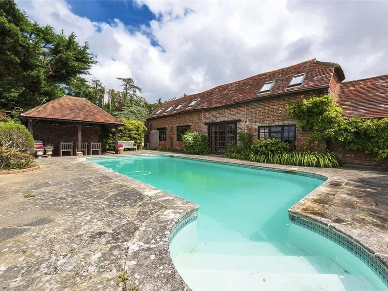 A charming detached former farmhouse on the market for £1,745,000.