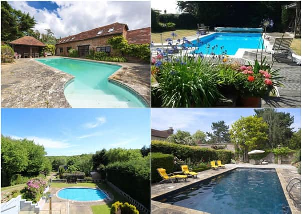 These Sussex homes all have their own swimming pools