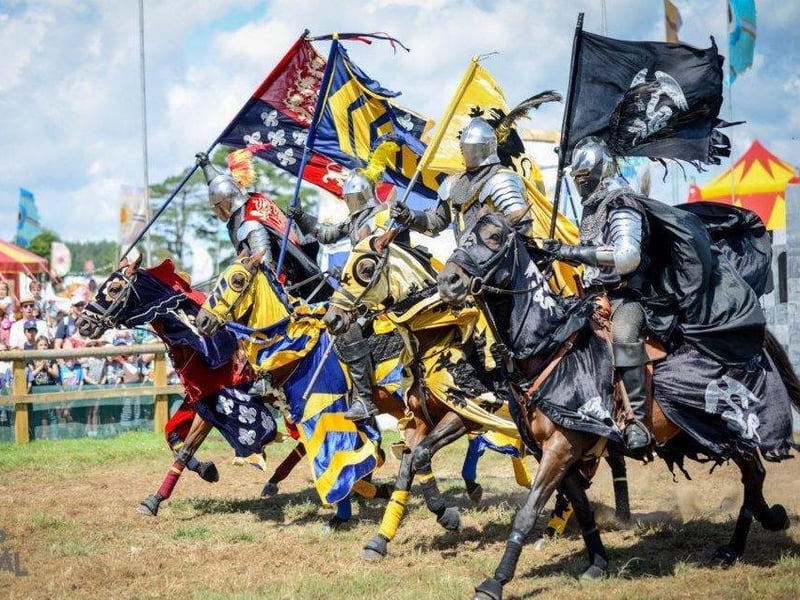 Knights ride at Loxwood Joust
