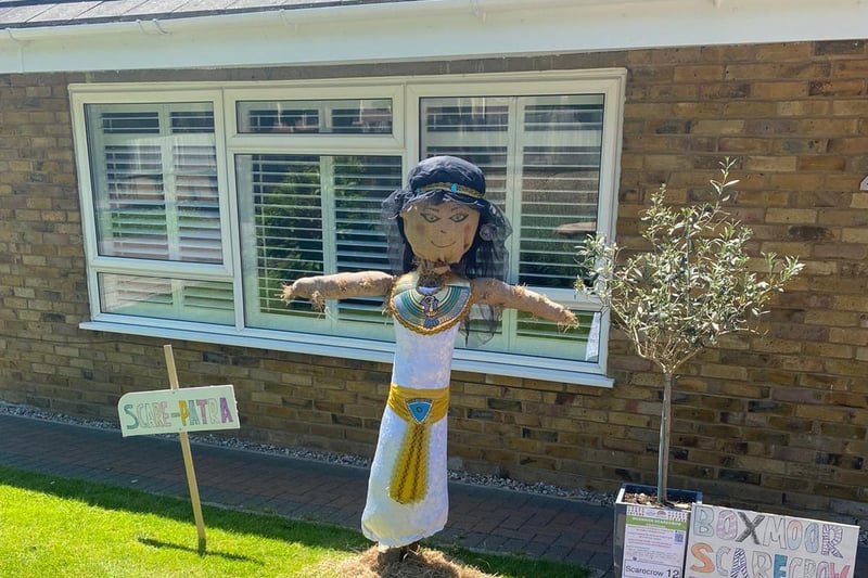 Special commendation award went to Cleopatra because scarecrows originated in Egypt.