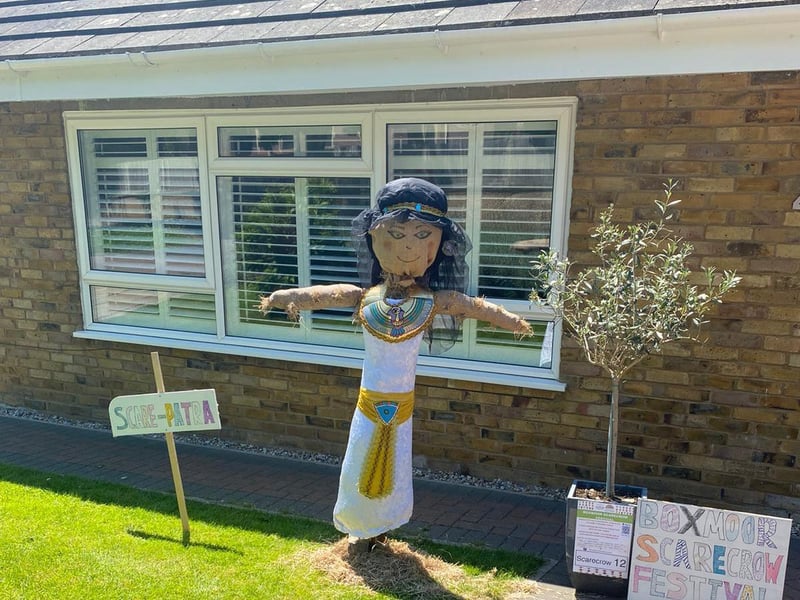 Special commendation award went to Cleopatra because scarecrows originated in Egypt.