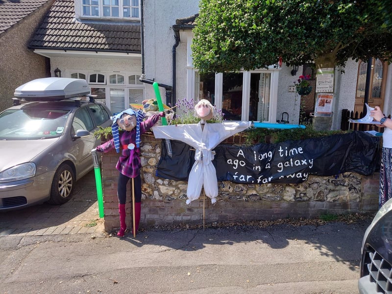 Did you spot these scarecrows?
