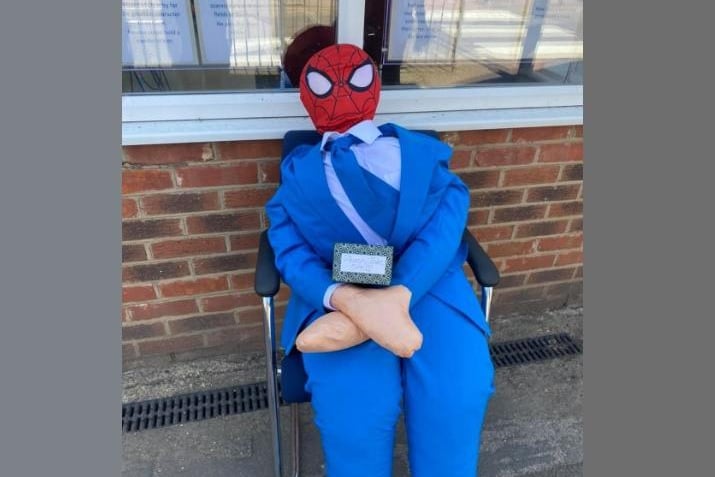 David Doyle estate agents displayed a scarecrow in the shop window