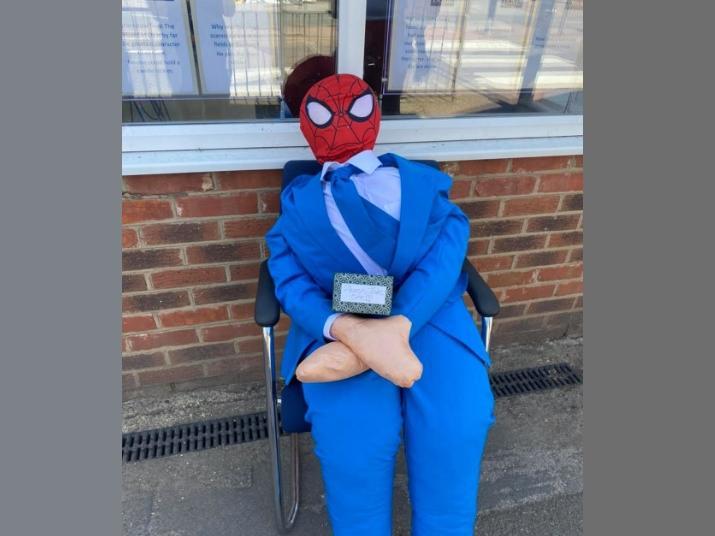 David Doyle estate agents displayed a scarecrow in the shop window