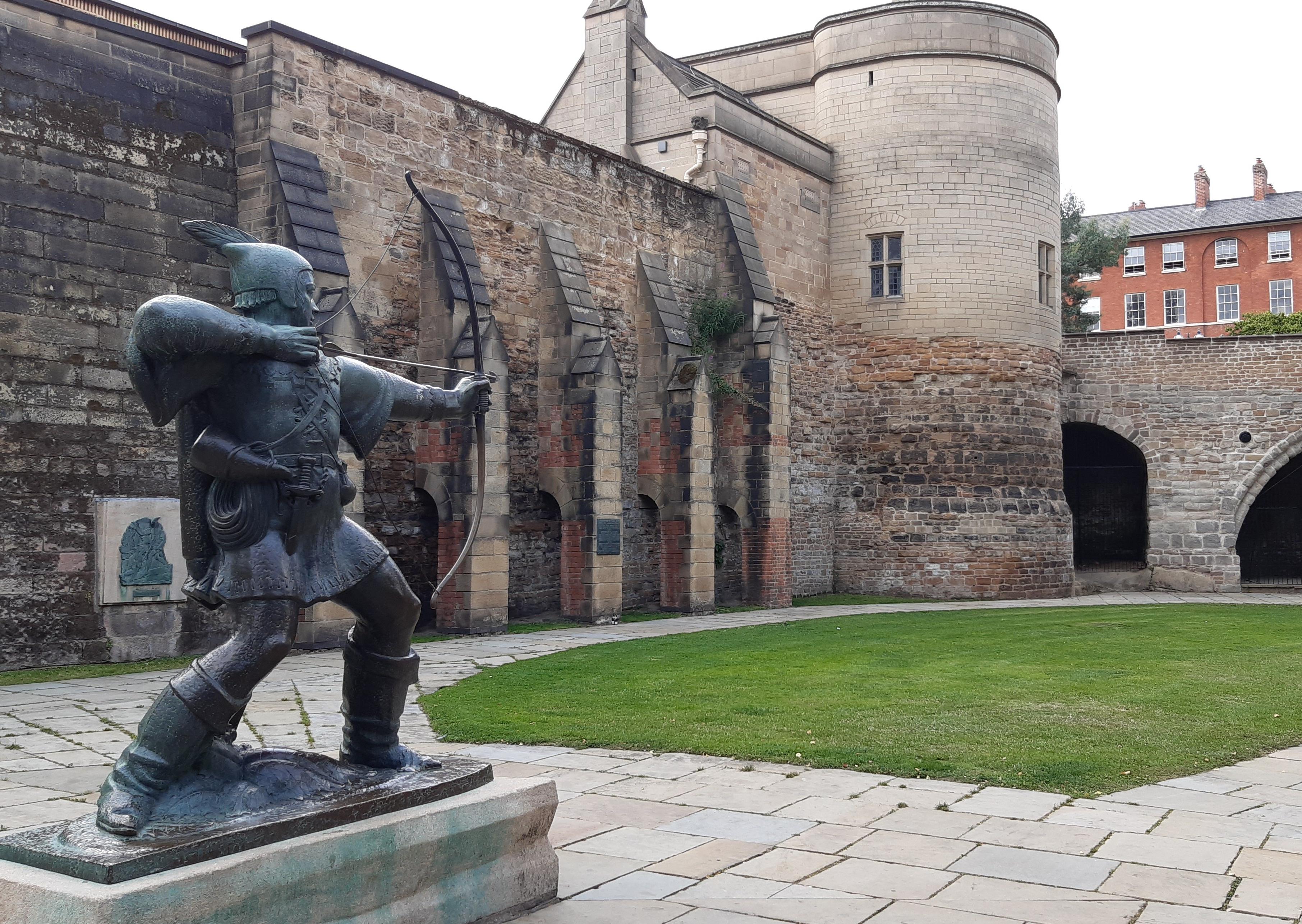Brad Barnes and daughter Jasmine visited Nottingham Castle