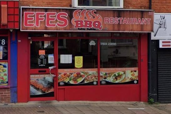 Efes BBQ Restaurant, York Road, Northampton. Business type: Restaurant/Cafe/Canteen. Inspected: May 27, 2021