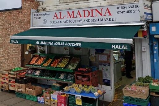Al Madina, Kettering Road, Northampton. Business type: Retailers - other. Inspected: April 29, 2021