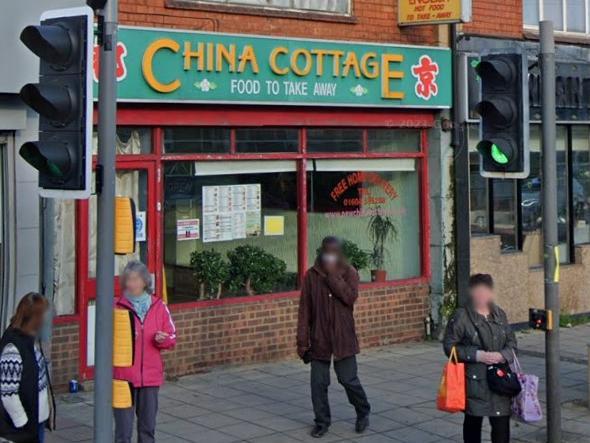 New China Cottage, Weedon Road, St James. Business type: Takeaway/sandwich shop. Inspected: March 9, 2021 — now under new ownership and awaiting further inspection