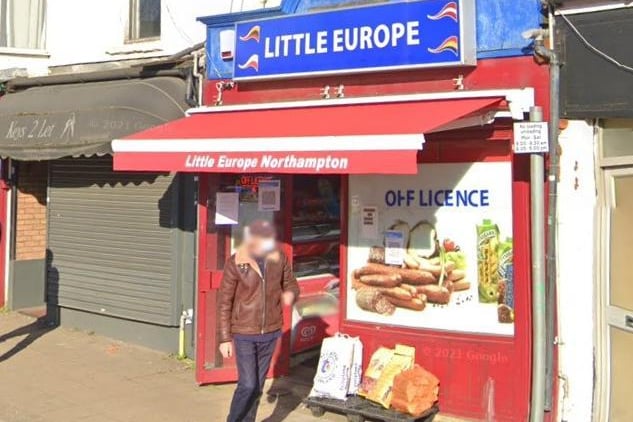 Little Europe, Wellington Place, Northampton. Business type: Retailers - other. Inspected: March 2, 2021