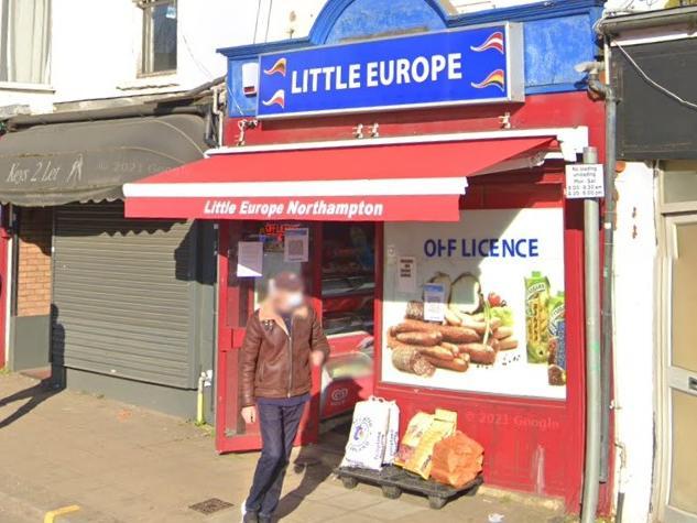 Little Europe, Wellington Place, Northampton. Business type: Retailers - other. Inspected: March 2, 2021