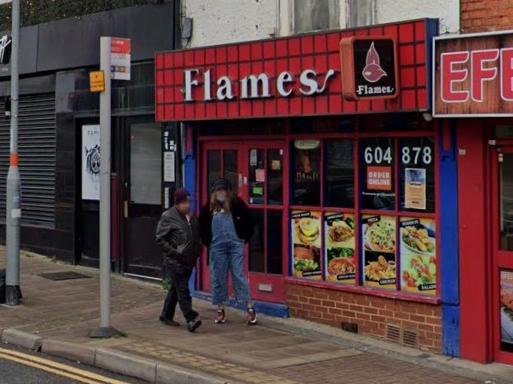 Flames Pizza & Grill, York Road, Northampton. Business type: Takeaway/sandwich shop. Inspected: May 27, 2021