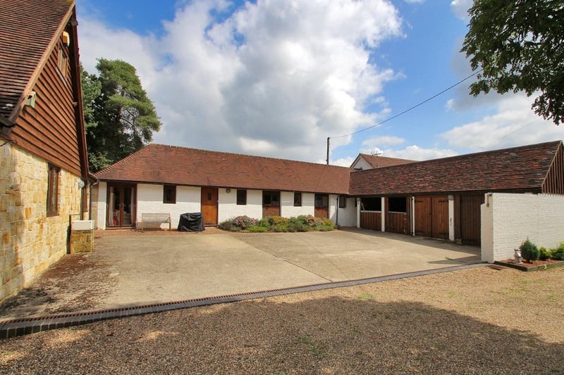 Eight bedroom equestrian property for sale in Chillies Lane, Crowborough, for £3,500,000. Picture via Zoopla. SUS-210723-120847001