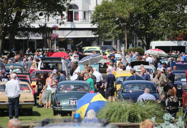 Worthing Lions' Classic Car show. SUS-210724-162213001
