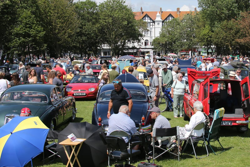 Worthing Lions' Classic Car show. SUS-210724-162411001
