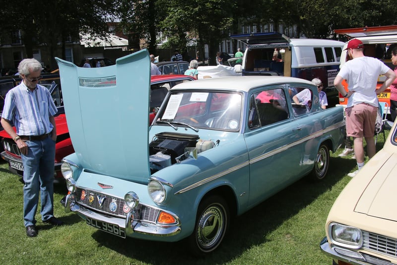 Worthing Lions' Classic Car show. SUS-210724-163720001