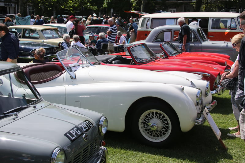 Worthing Lions' Classic Car show. SUS-210724-163650001