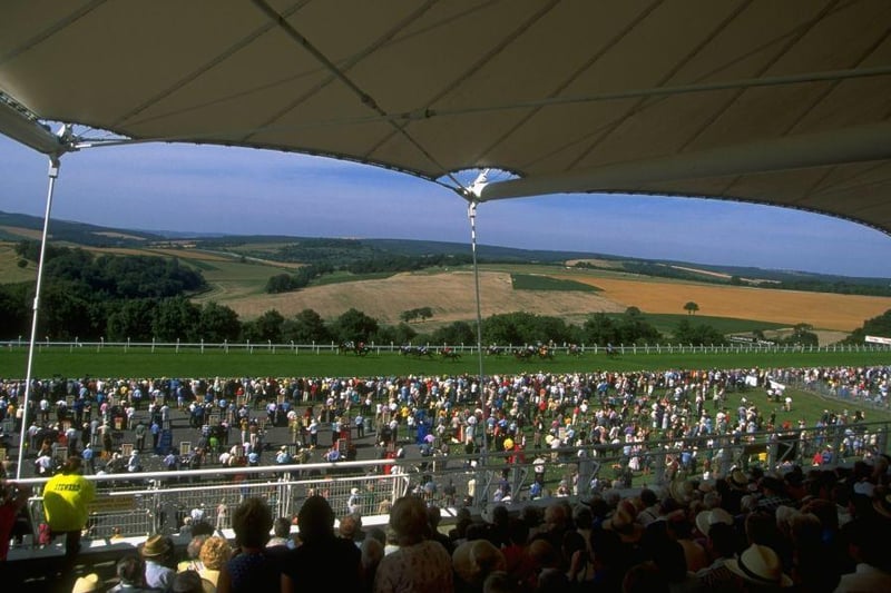 The view as it was in 1999 from the grandstand at Glorious Goodwood - and it is just as splendid now / Picture: Phil Cole /Allsport
