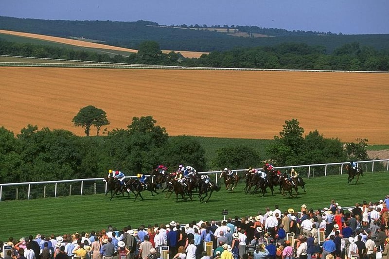 Action during a race at the 1999 Glorious Goodwood Festival / Picture: Phil Cole /Allsport