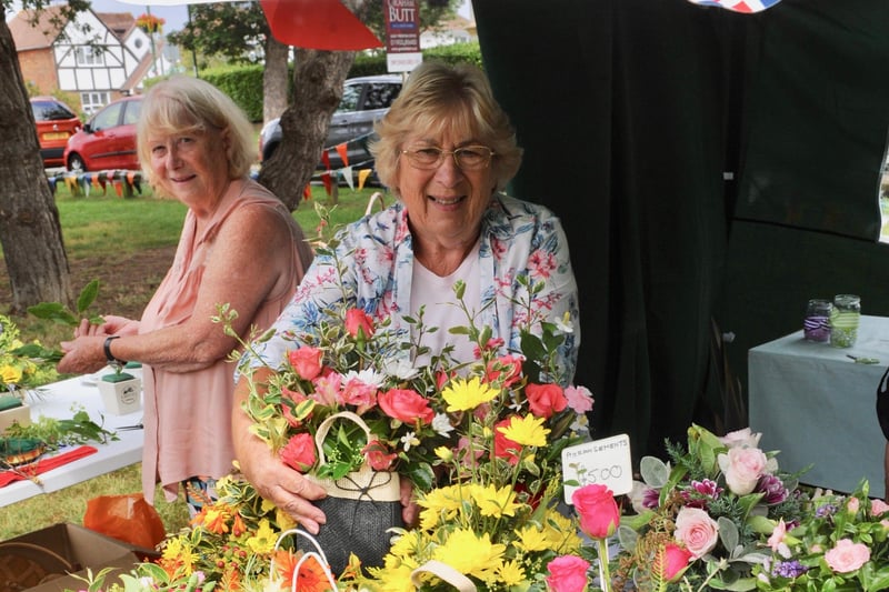 East Preston Floral Club had a stall