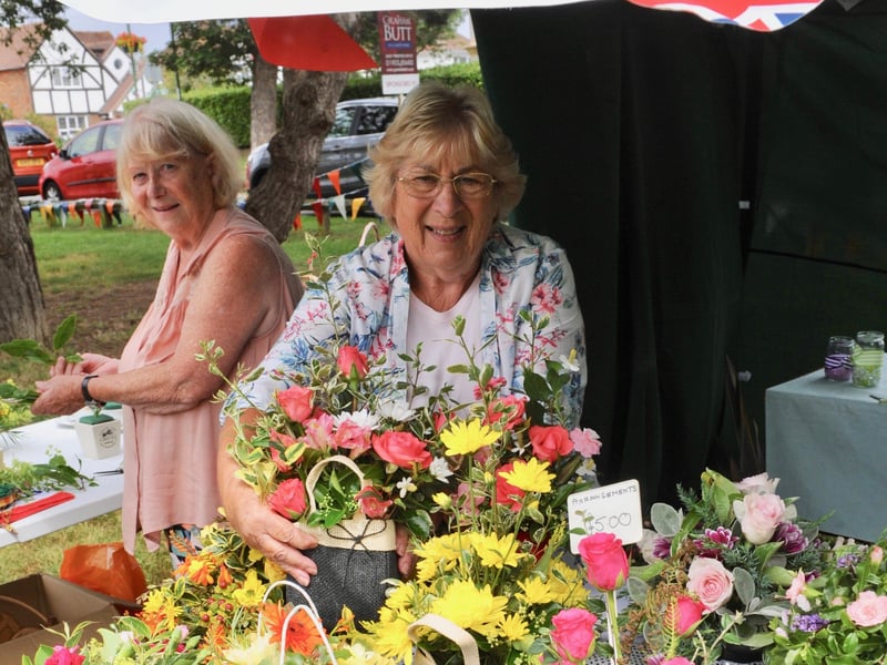 East Preston Floral Club had a stall