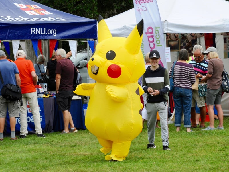 Hundreds of people turned out for the community fete