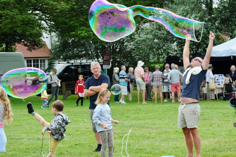 Fun with bubbles for the young and young at heart